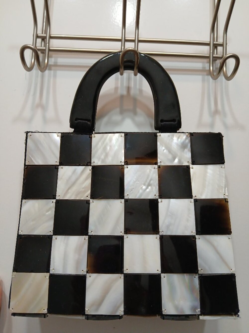 Accessorize Checkerboard Shell Mini๐ค๐ค - Picture 4 of 10